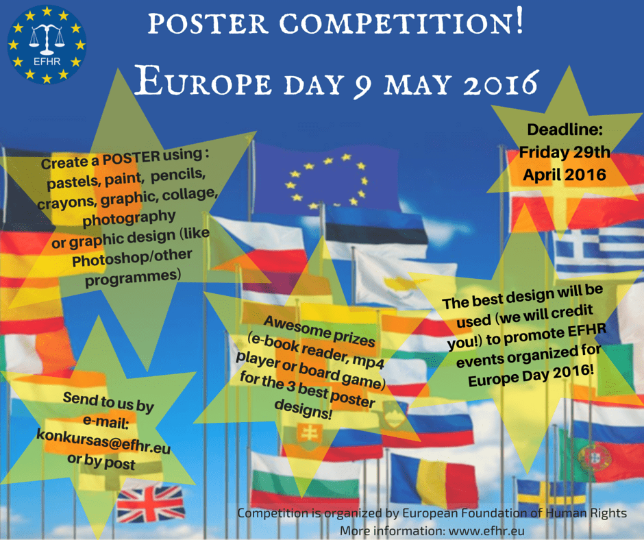 Europe Day Poster Competition EUROPEAN FOUNDATION OF HUMAN RIGHTS