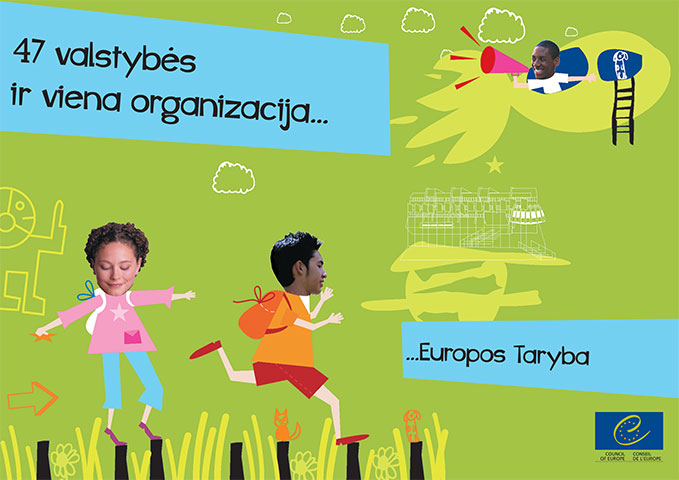 „47 countries and one organisation… The Council of Europe” brochure is being distributed!