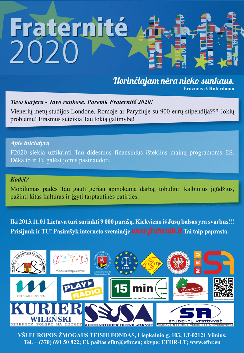 European Citizens’ Initiative “Fraternité 2020”