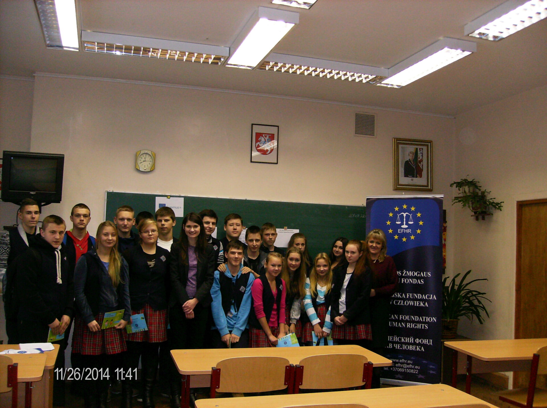 EFHR has conducted workshops on human rights in Polish schools