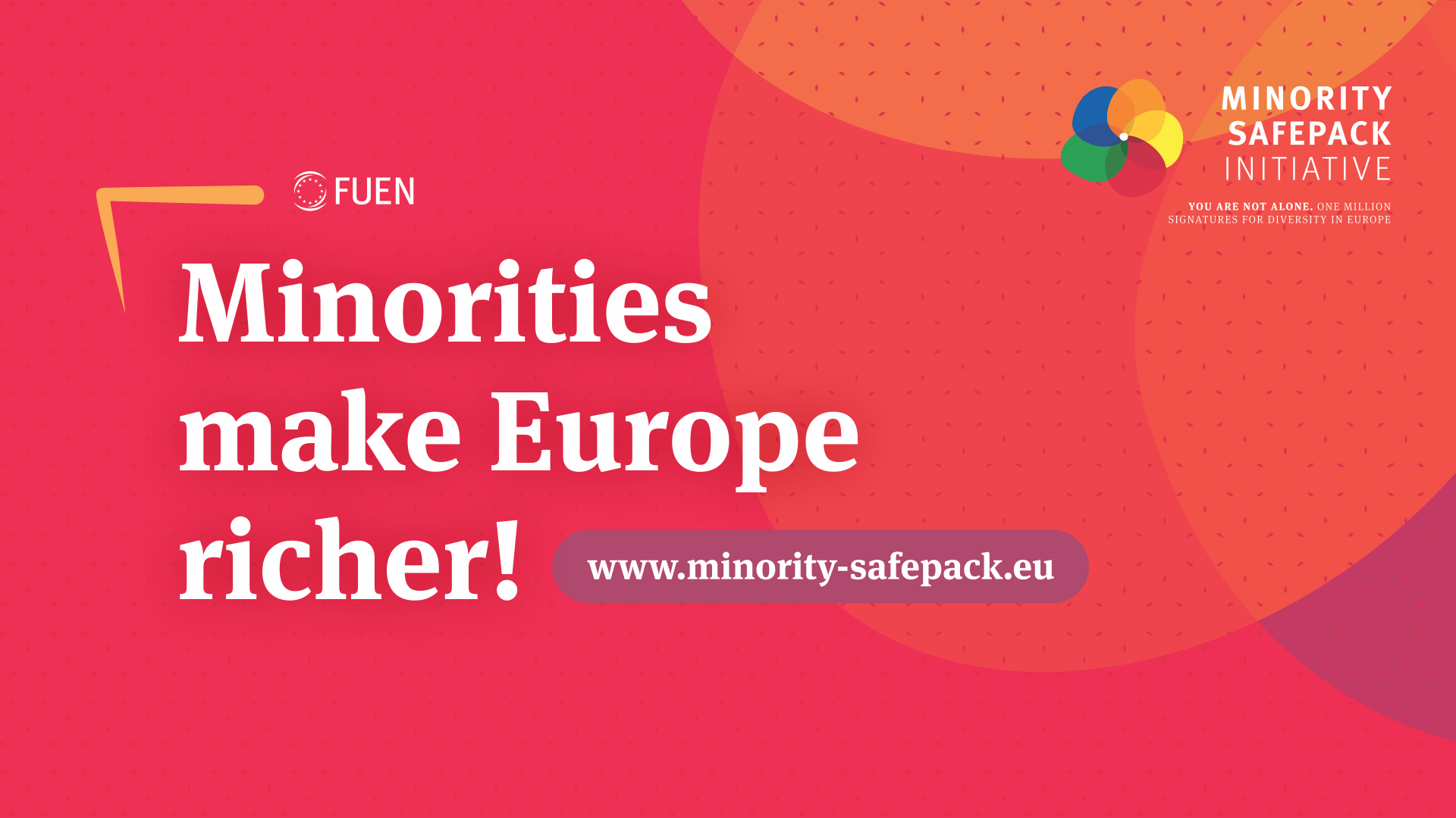 The EFHR is organizing the campaign for the Minority SafePack