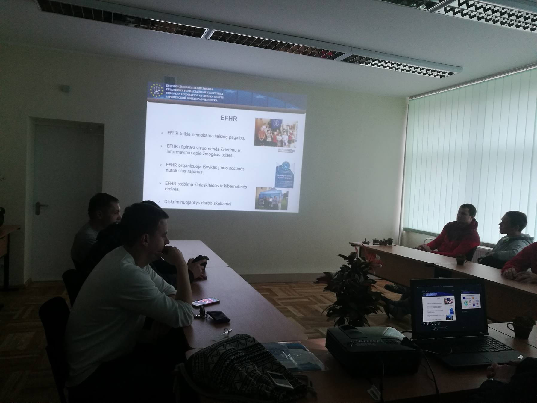 A lecture on human rights for prisoners of the Prisons in Prawieniszki