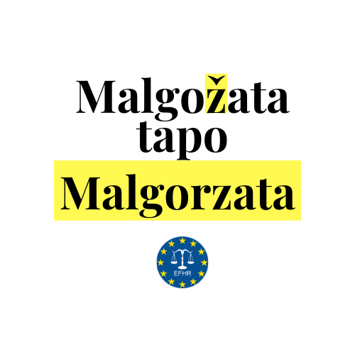 Vilnius City District Court Allows for Original Spelling of Malgorzata
