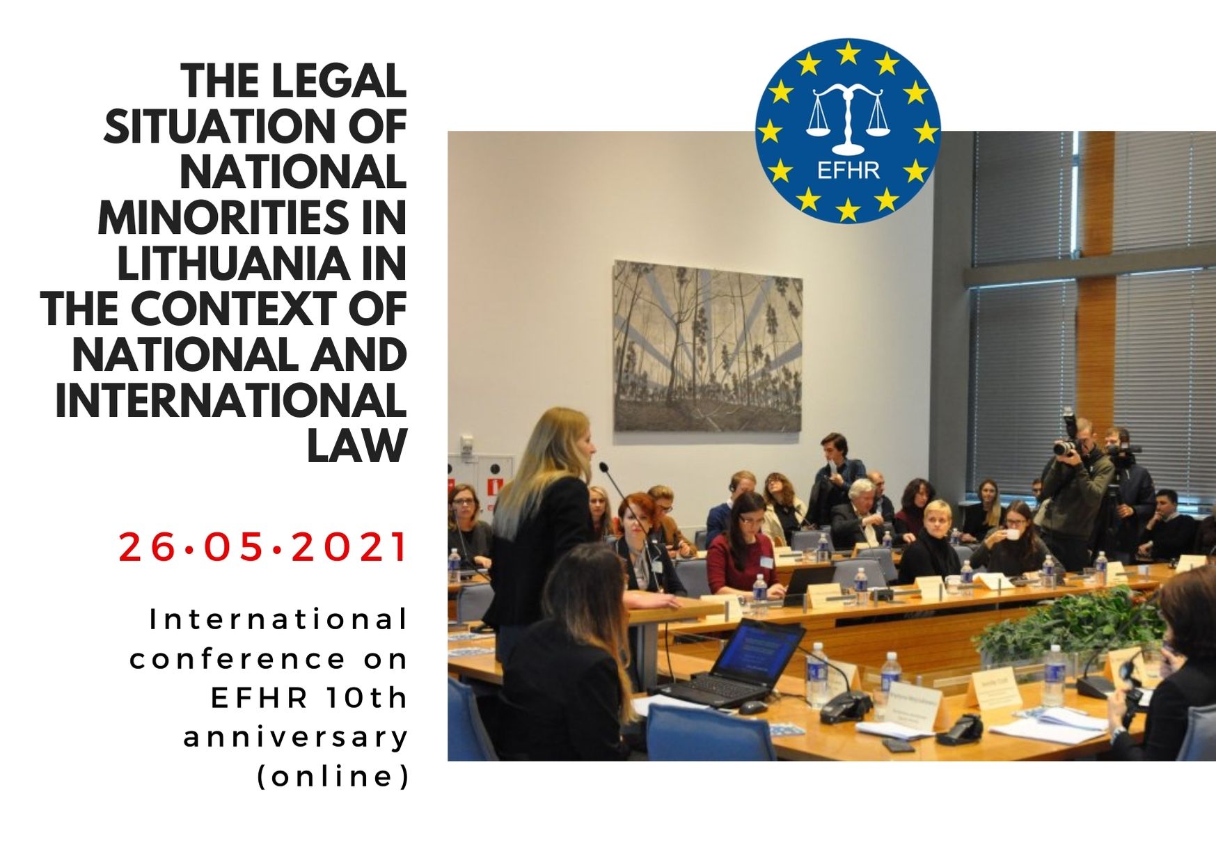 International online conference on national minority rights in Lithuania on May 26